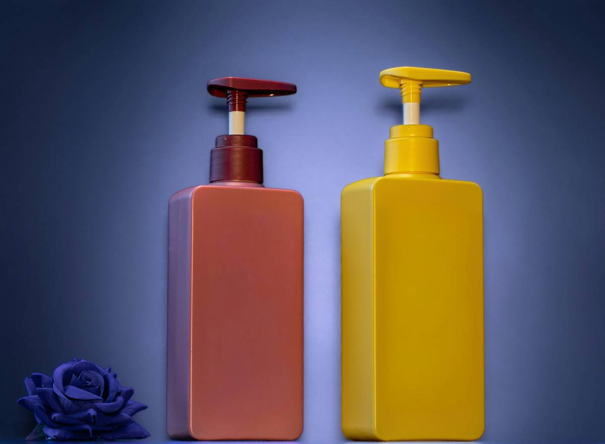 Woman applying moisturizing product scented lotion body that absorbs quickly into dry skin